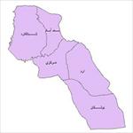 نقشه-ی-بخش-های-شهرستان-دشتستان