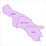 نقشه-ی-بخش-های-شهرستان-آبدانان