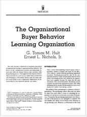 مقاله ترجمه شده حسابداری با عنوان آموزش سازمانی رفتار خریدار سازمانی
