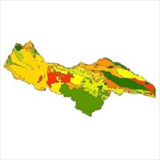 نقشه ی زمین شناسی شهرستان قزوین