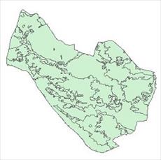 نقشه کاربری اراضی شهرستان تایباد