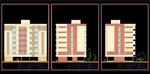 نقشه-های-معماری-ساختمان-6-طبقه-روی-پارکینگ