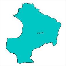 شیپ فایل محدوده سیاسی شهرستان تفرش (واقع در استان مرکزی)