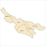 نقشه-ی-بخش-های-شهرستان-مرودشت