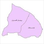 نقشه-ی-بخش-های-شهرستان-شمیرانات