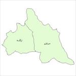 نقشه-ی-بخش-های-شهرستان-ثلاث-باباجانی