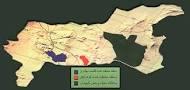 نقشه طراحی شده منطقه حفاظت شده کوه بافق