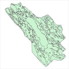 نقشه کاربری اراضی شهرستان کوهرنگ
