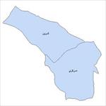 نقشه-ی-بخش-های-شهرستان-تیران-و-کرون