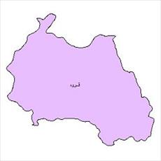 شیپ فایل محدوده سیاسی شهرستان قروه (واقع در استان کردستان)