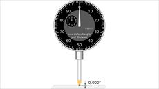 شبيه سازي و آموزش ساعت اندازه گیری با دقت1- 0.001  اینچی با استفاده از Flash Player