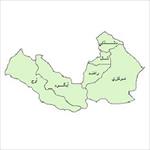 نقشه-ی-بخش-های-شهرستان-بوئین-زهرا