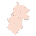 نقشه-ی-بخش-های-شهرستان-مهاباد
