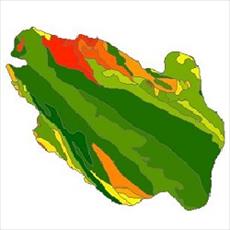 نقشه ی زمین شناسی شهرستان فریدونشهر