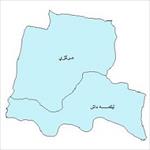نقشه-ی-بخش-های-شهرستان-بستان-آباد