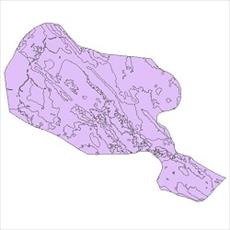 نقشه کاربری اراضی شهرستان آباده
