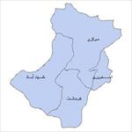 نقشه-ی-بخش-های-شهرستان-تاکستان