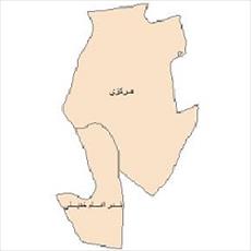 نقشه ی بخش های شهرستان بندر ماهشهر