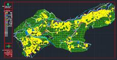 گزارش طرح هادی مجموعه روستاهای لاویج شهرستان نور به همراه 3 نقشه اتوکد از روستا و طرح