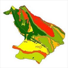 نقشه زمین شناسی شهرستان مهران