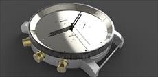 فایل ساعت مچي طراحی شده در سالیدورک
