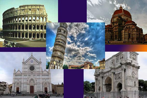 تحقیق تحلیل و بررسی بناهای تاریخی ایتالیا